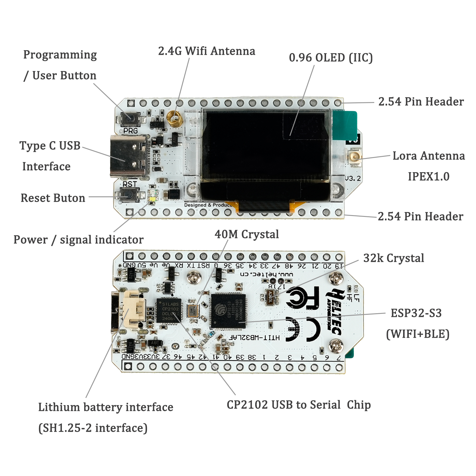 2Sets LoRa32 V3 868MHz 915MHz  - Smart Home Automation Diy avis et prix