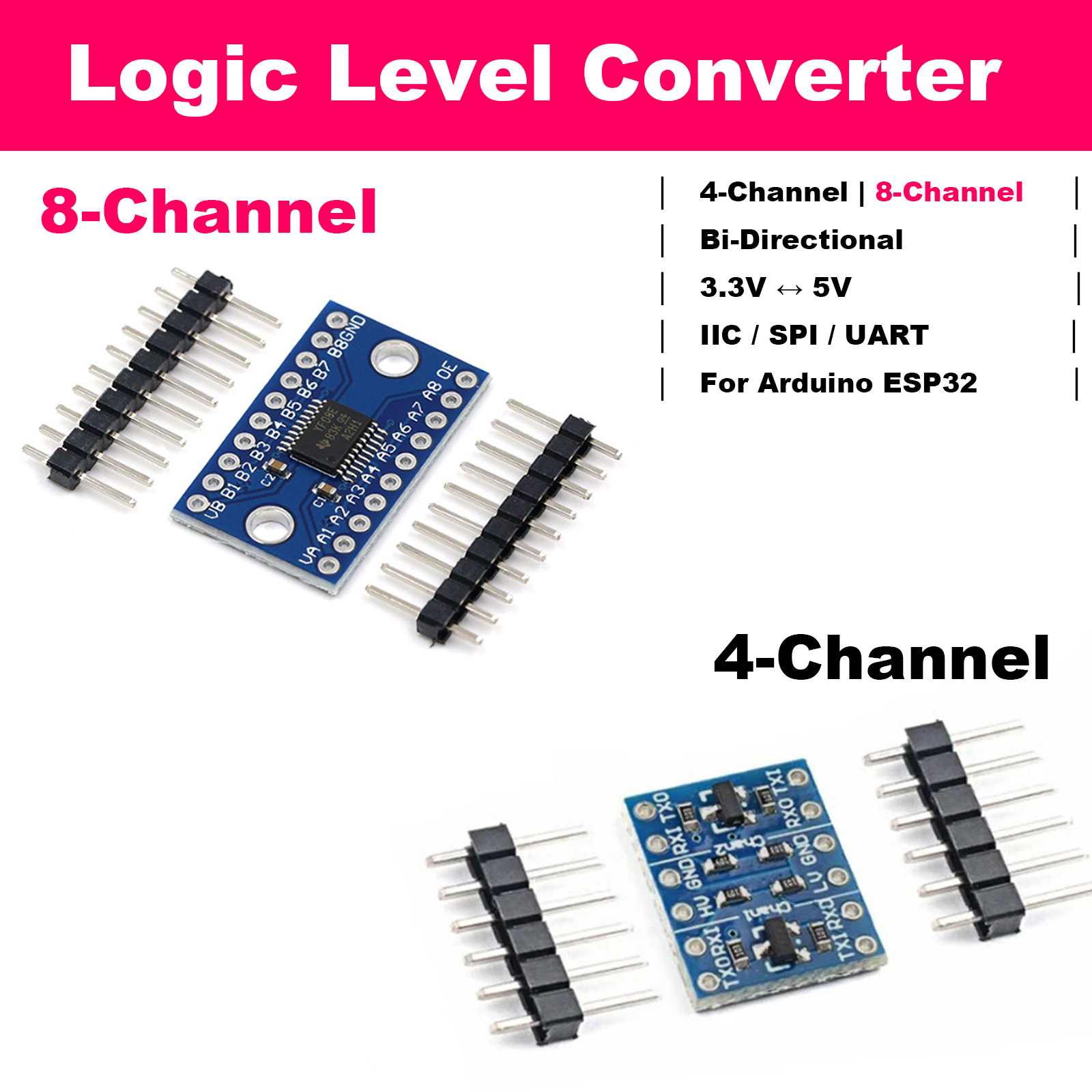 Bi-Directional Logic Level Shi - Level Shifter 3.3V avis et prix