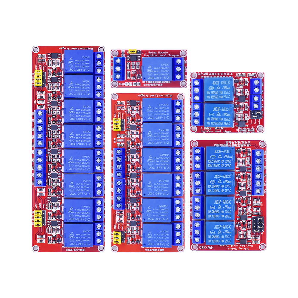 1 2 6 4 8 Channel 5V 12V 24V R - Relay 8 Channel Board avis et prix