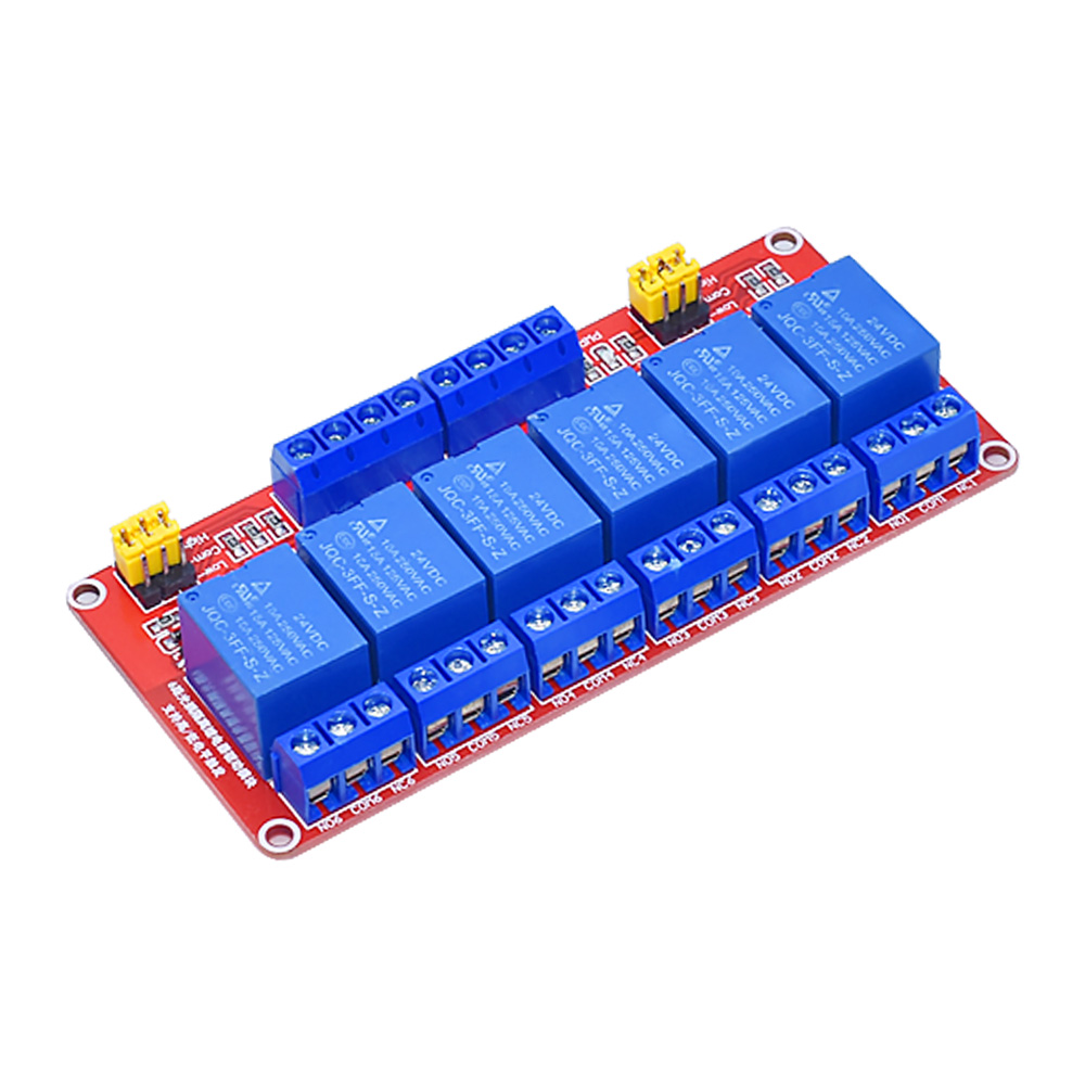 1 2 6 4 8 Channel 5V 12V 24V R - Relay 8 Channel Board avis et prix