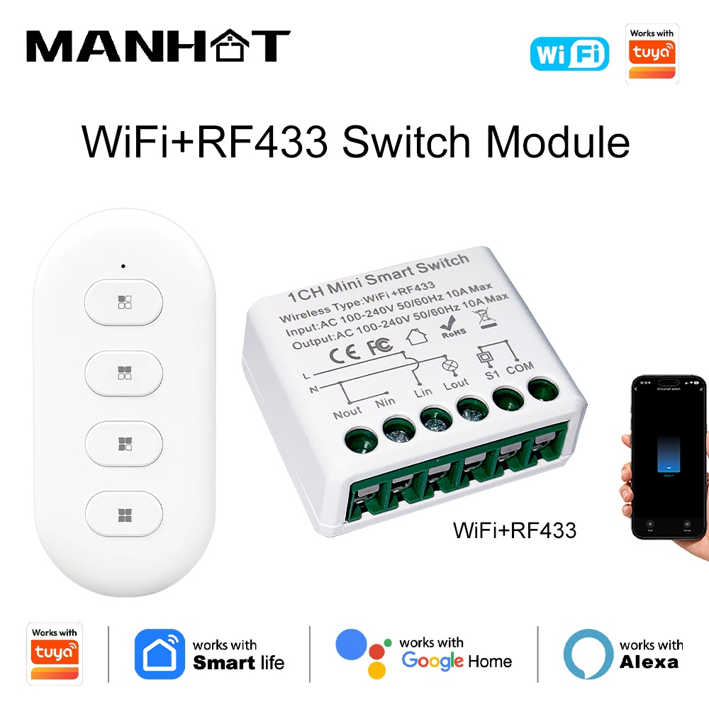 For Tuya WIFI 10A Smart Light  - Smart Home Automation Diy avis et prix