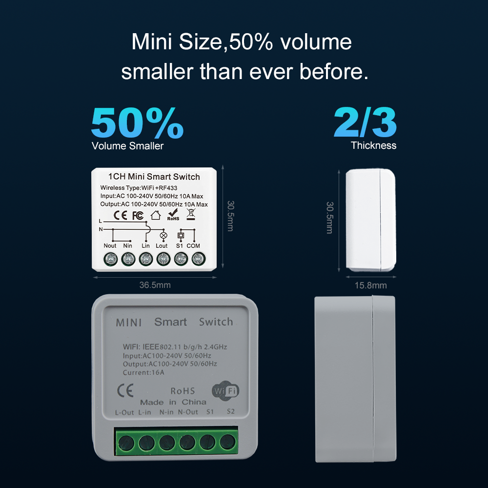 For Tuya WIFI 10A Smart Light  - Smart Home Automation Diy avis et prix