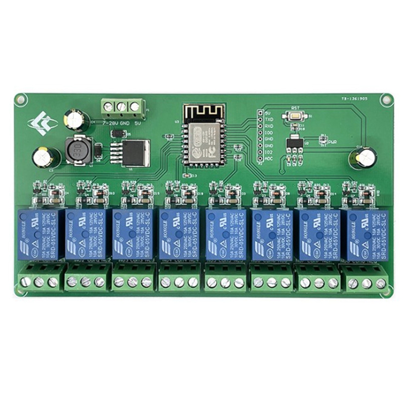 ESP8266 WIFI 8 Channel Relay M - Relay 8 Channel Board avis et prix