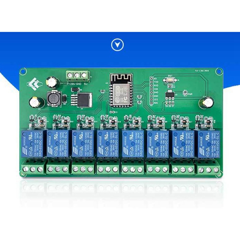 ESP8266 WIFI 8 Channel Relay M - Relay 8 Channel Board avis et prix