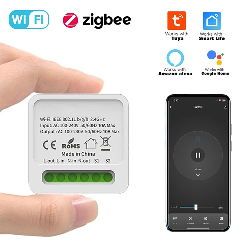 Tuya 16A Mini Wifi Smart Switc - Smart Home Automation Diy avis et prix