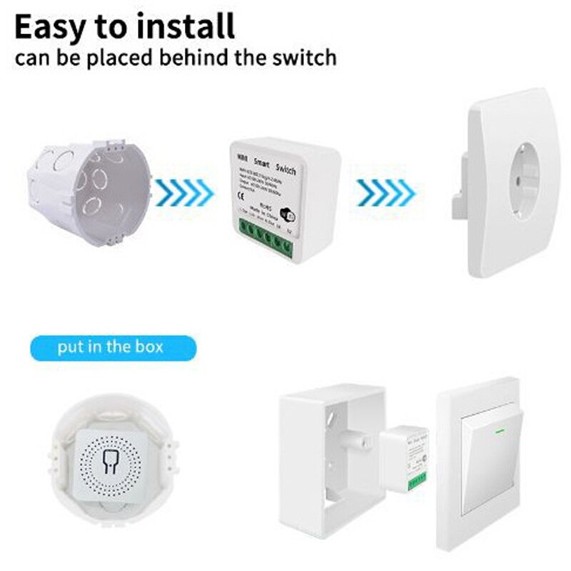 Tuya 16A Mini Wifi Smart Switc - Smart Home Automation Diy avis et prix