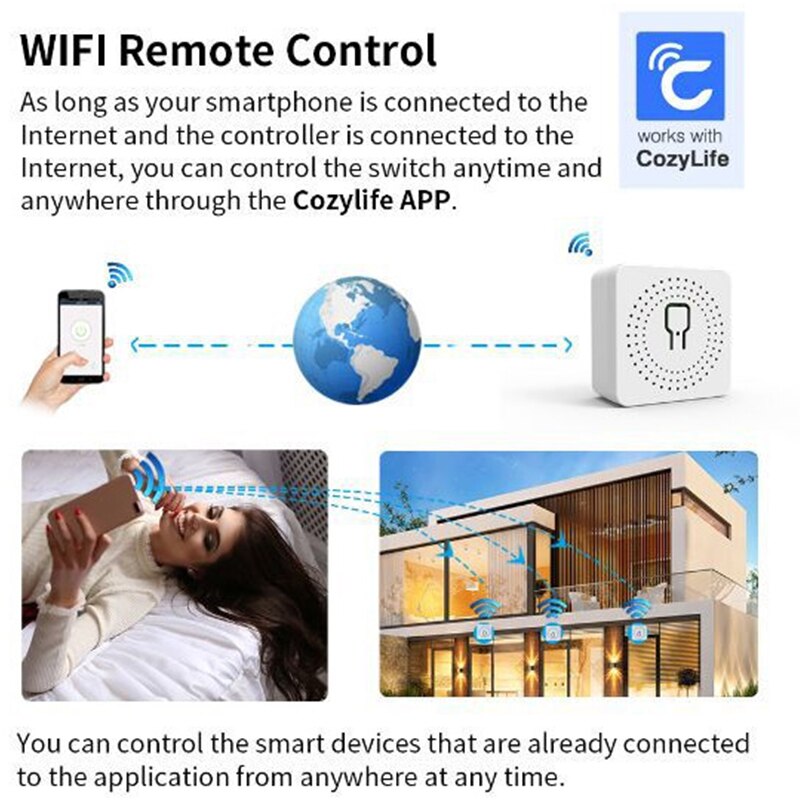 Tuya 16A Mini Wifi Smart Switc - Smart Home Automation Diy avis et prix