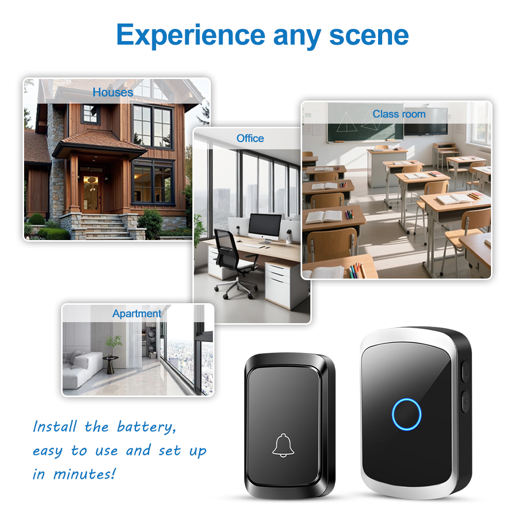 Smart Wireless Doorbell Door C - Smart Home Automation Diy avis et prix