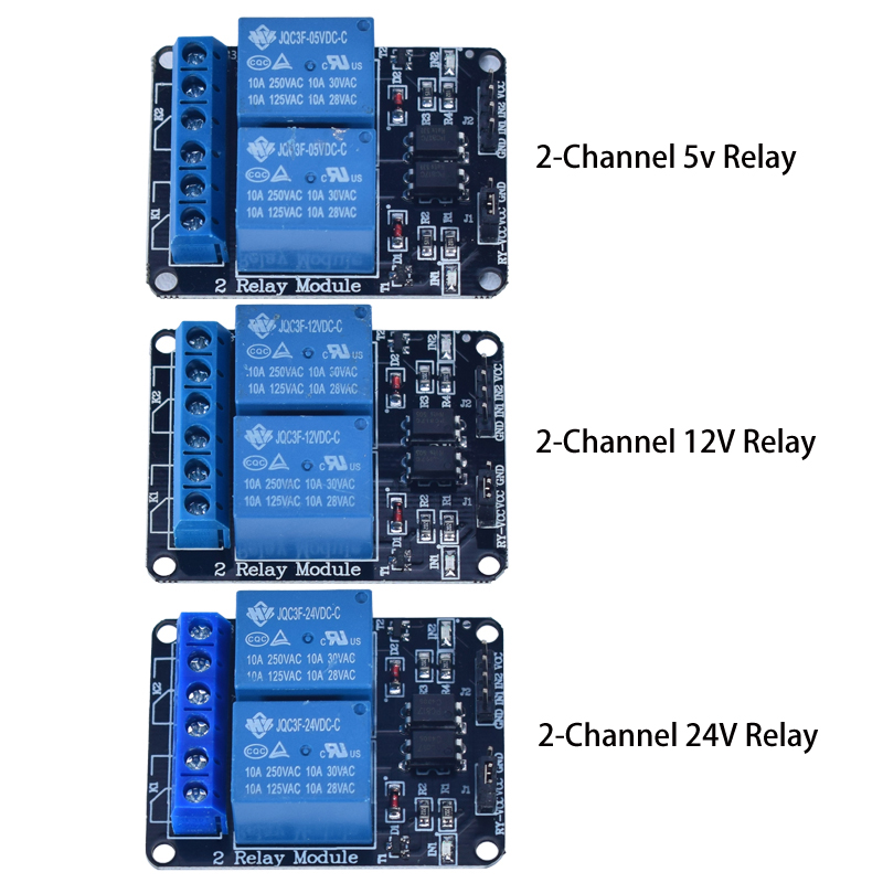 DC 5V 12V 24V 1 2 4 6 8 Channe - Relay 8 Channel Board avis et prix