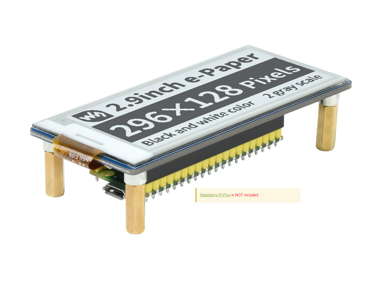 Waveshare Pico-ePaper-2.9,2.9i - Display Epaper 2.9 avis et prix