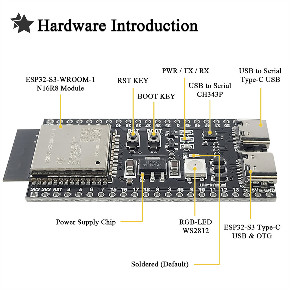 ESP32-S3 N16R8 Development Boa - Keys Diy Home Automation Kit With Esp32 avis et prix