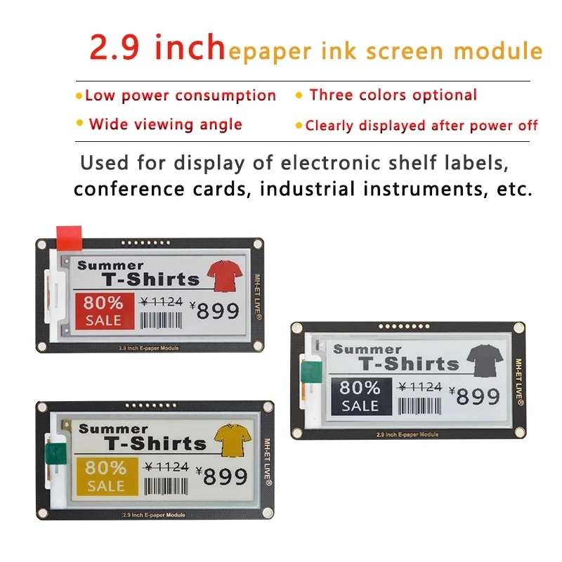 Inch Epaper Module E-paper E-I - Display Epaper 2.9 avis et prix