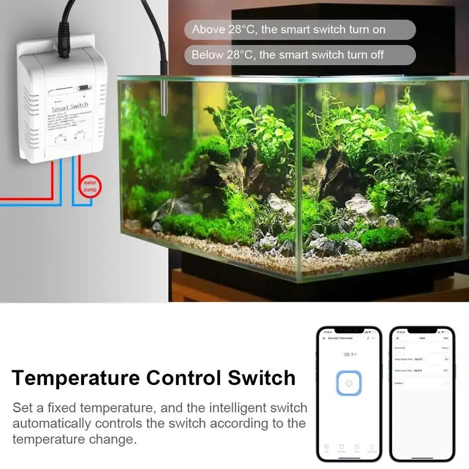 Tuya Wifi 16A/20A Smart Temper - Sonoff Basic Switch avis et prix