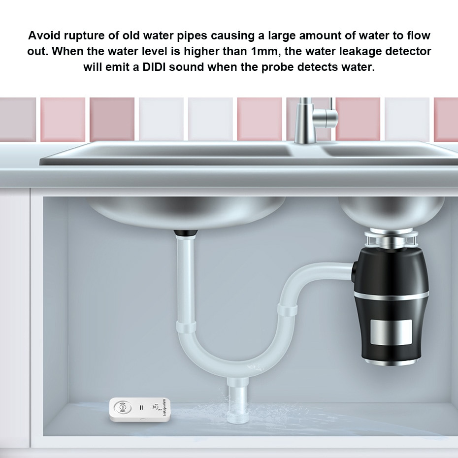 KERUI Wireless Water Sensor 90 - Home Automation Technology avis et prix