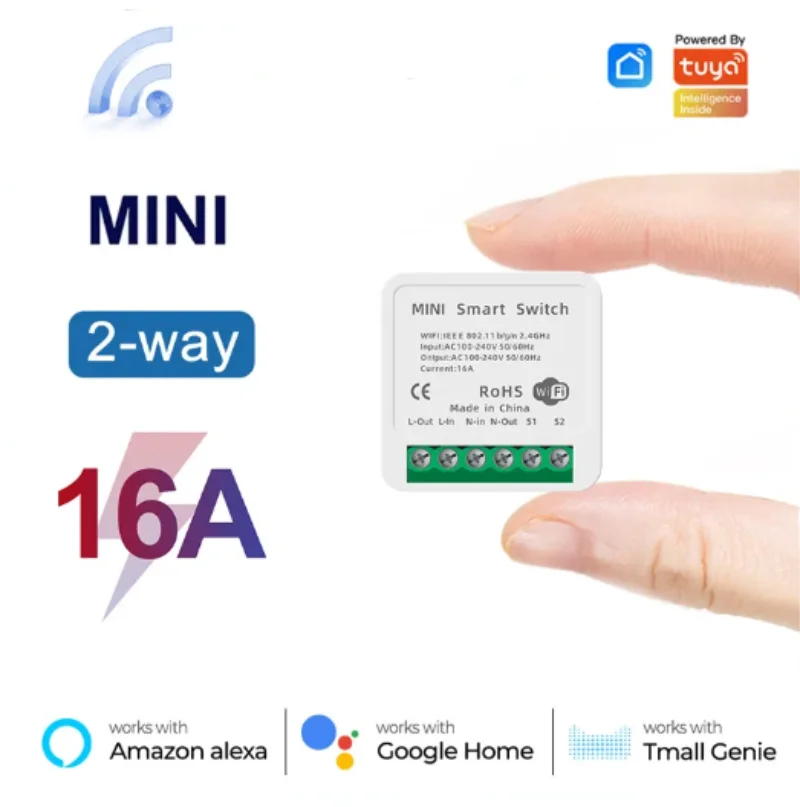 Mini 16A WiFi Switch Smart Lif - Home Automation Technology avis et prix