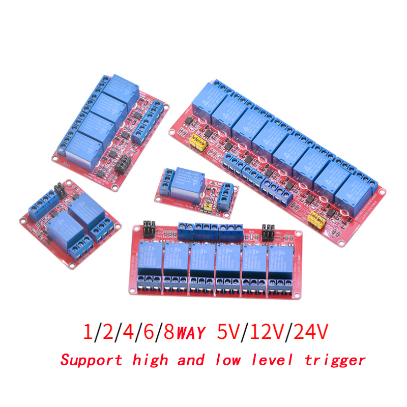 1 2 4 6 8 Channel 5V 12V 24V R - Relay 8 Channel Board avis et prix