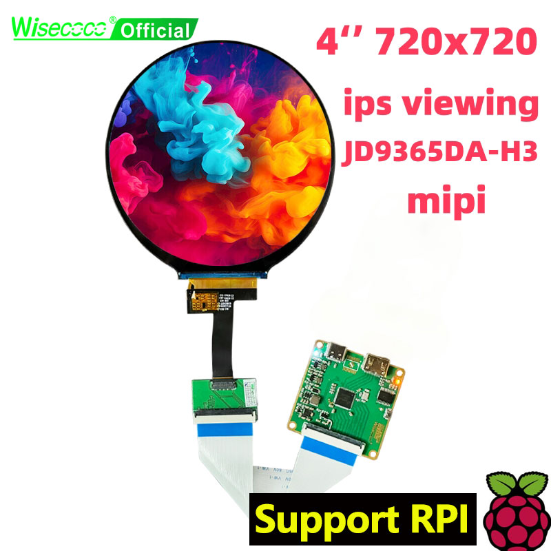Wisecoco 4 Inch Round LCD Disp - Home Automation Raspberry Pi avis et prix