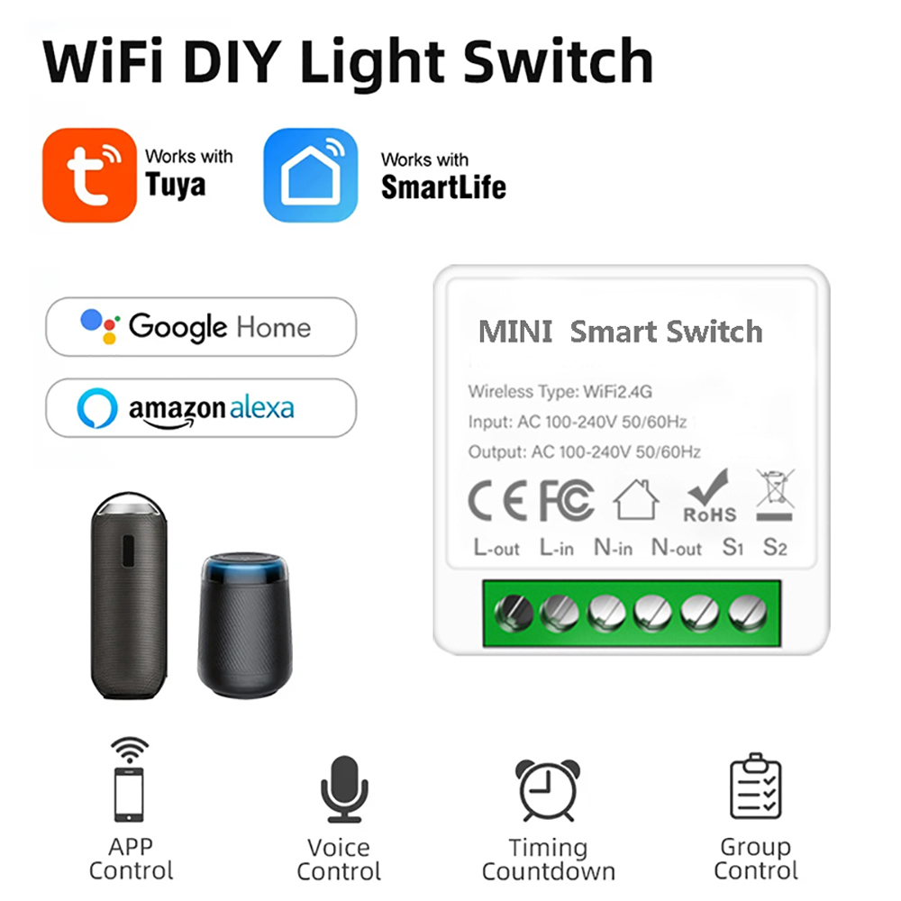 2 Way Control Tuya Mini 16A Wi - Smart Home Automation Diy avis et prix