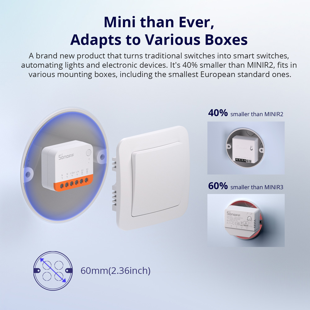SONOFF MINIR4 Extreme WiFi Sma - Sonoff Basic Switch avis et prix