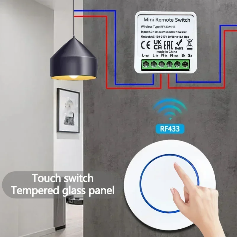 RF 433MHz Smart Wireless DIY R - Home Automation Panel Diy avis et prix