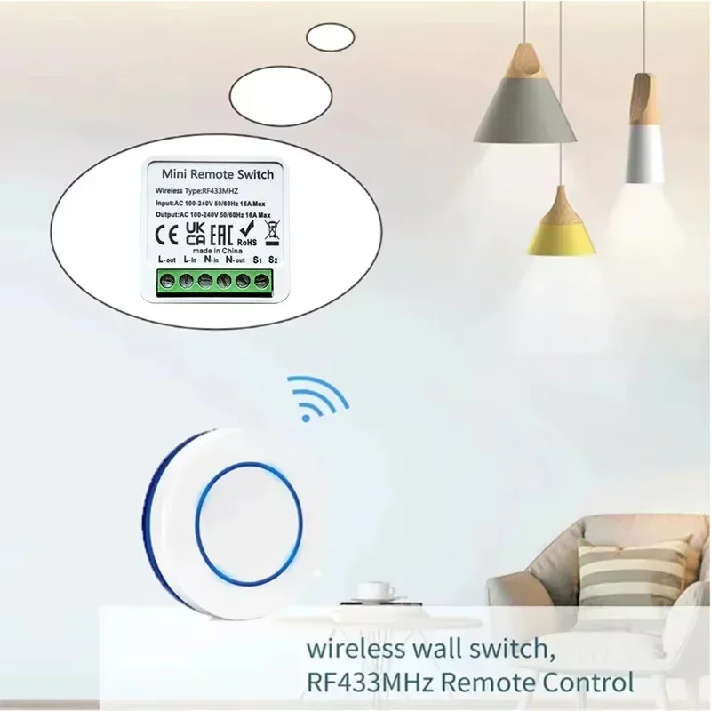 RF 433MHz Smart Wireless DIY R - Home Automation Panel Diy avis et prix