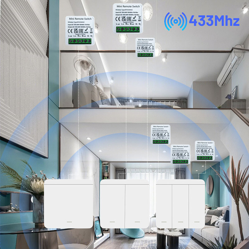 RF 433MHz Smart DIY Wireless S - Home Automation Systems Diy avis et prix