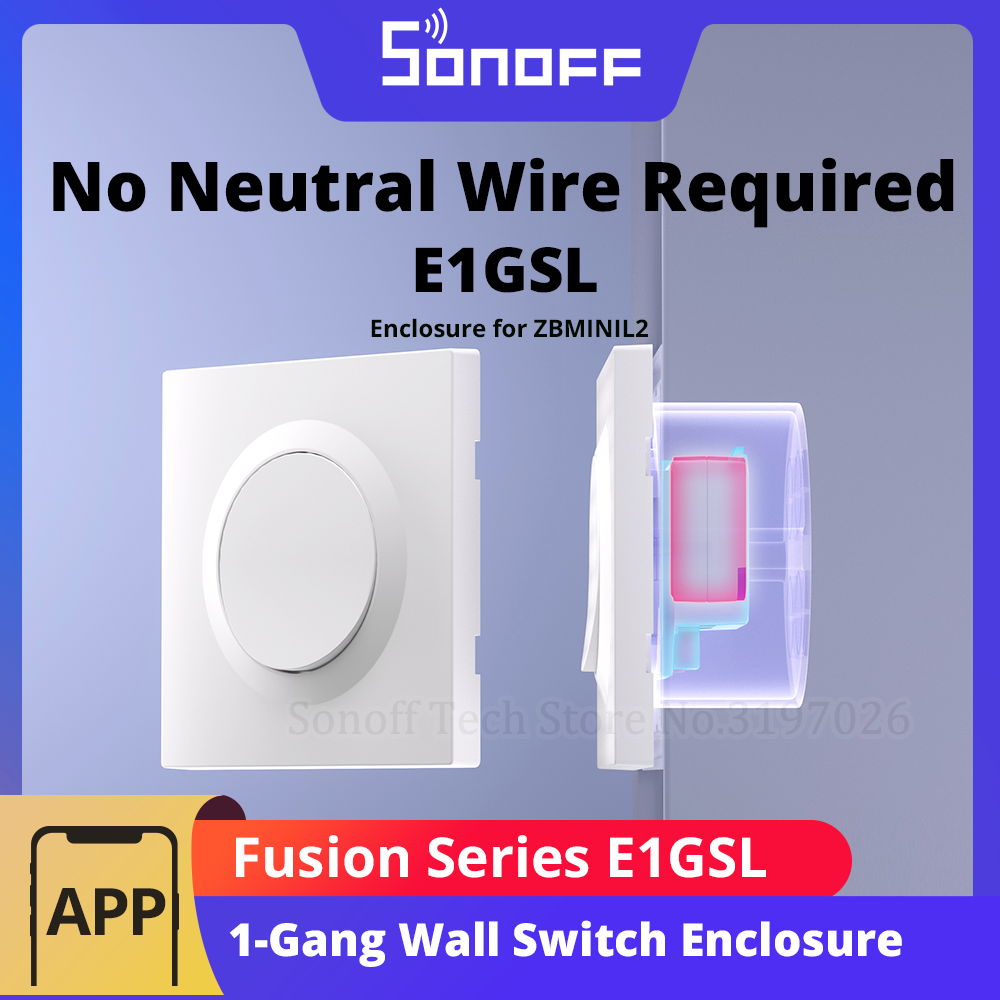 SONOFF E1GSL Wall Switch Enclo - Sonoff Basic Switch avis et prix