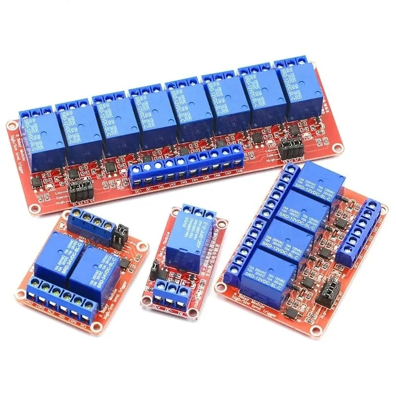 DC 5V 12V 24V 1 2 4 6 8 Channe - Relay 8 Channel Board avis et prix