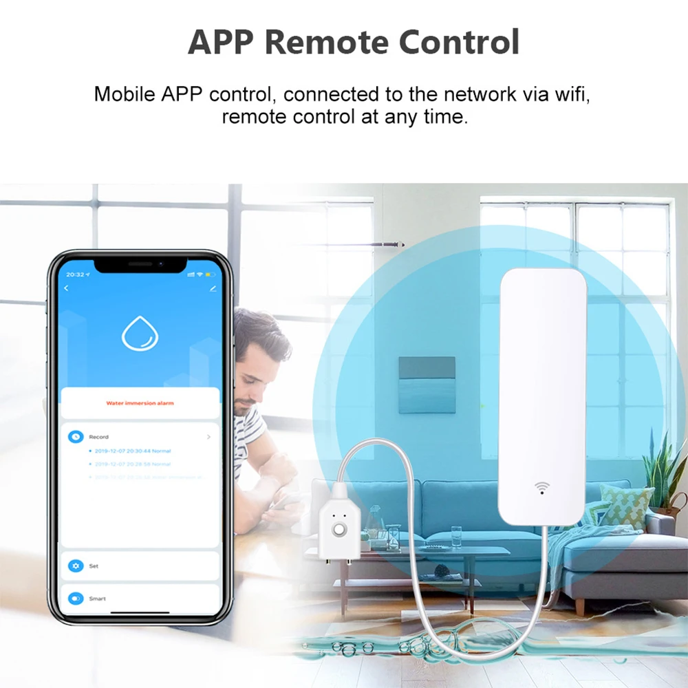 Tuya WiFi Zigbee Water Sensor  - Home Automation Technology avis et prix