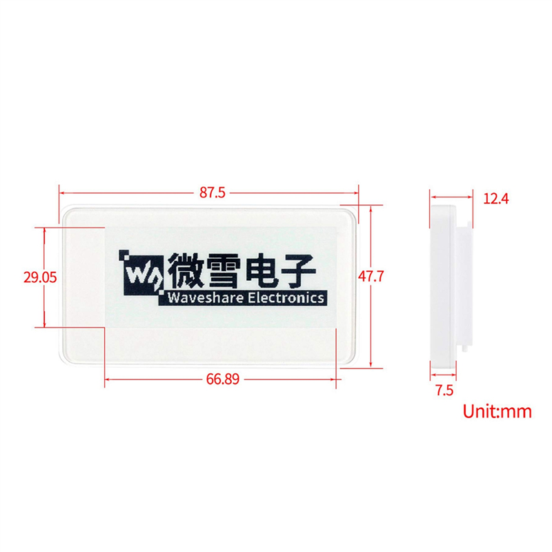 RISE Waveshare 2.9 Inch Wirele - Display Epaper 2.9 avis et prix