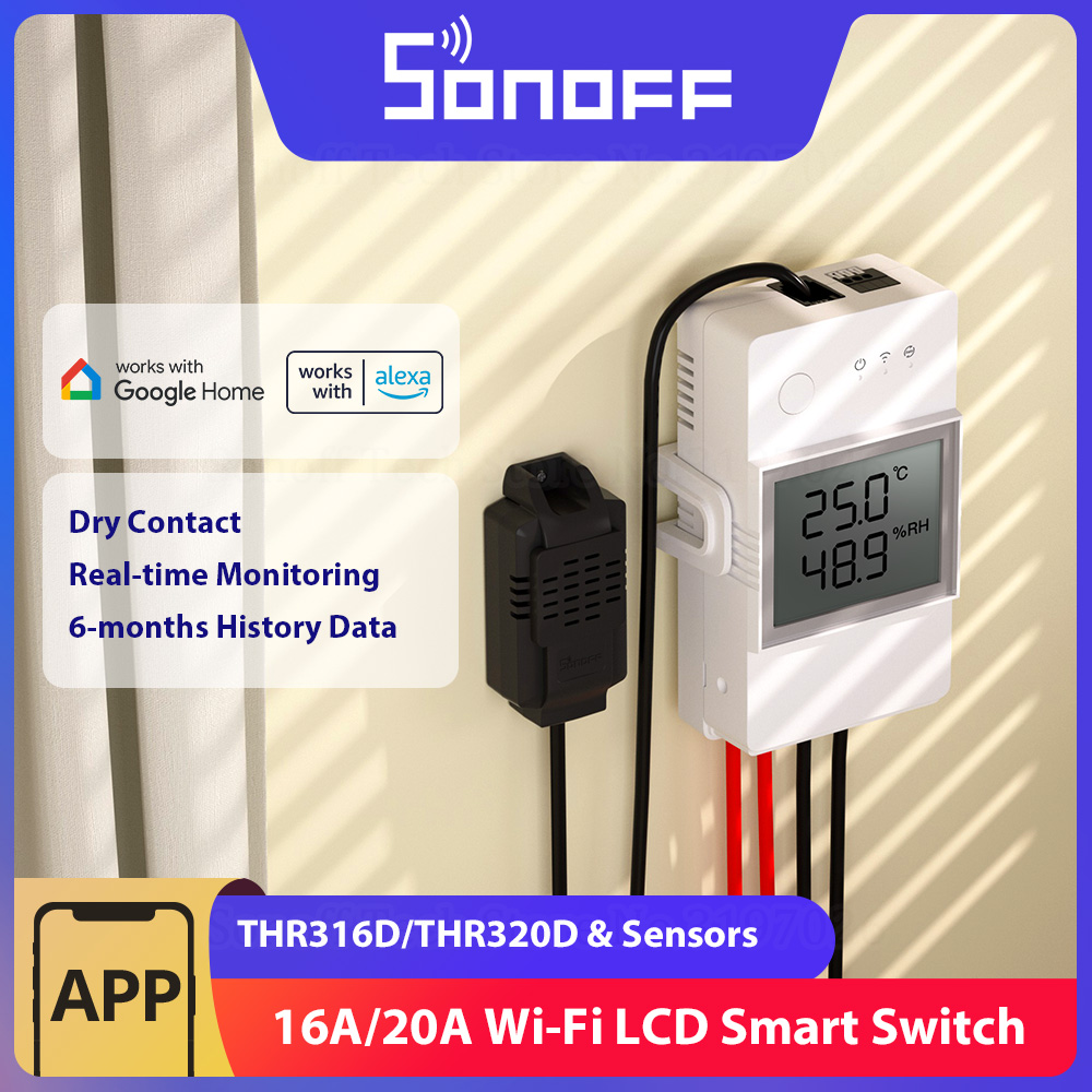 SONOFF THR316D/THR320D Tempera - Sonoff Basic Switch avis et prix