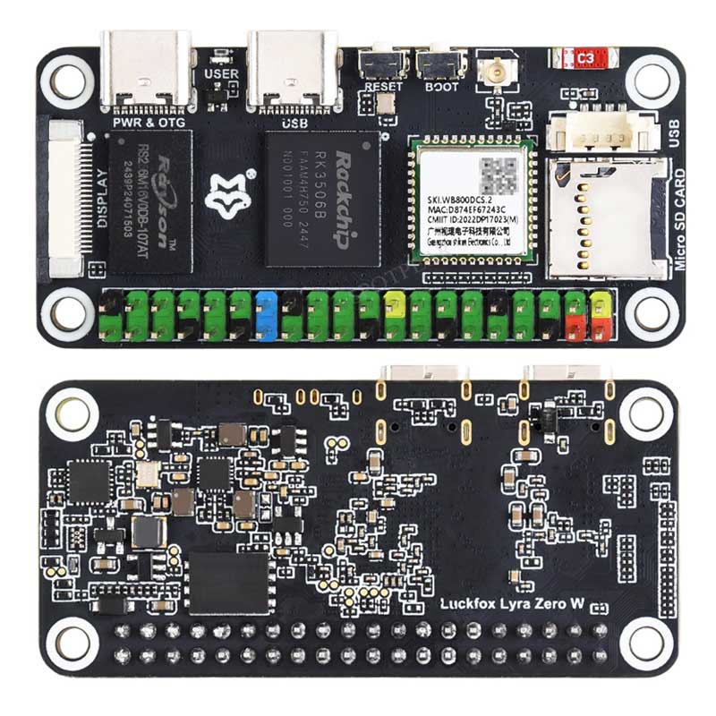Luckfox Lyra Zero W RK3506B Ro - Pi Zero W Board avis et prix