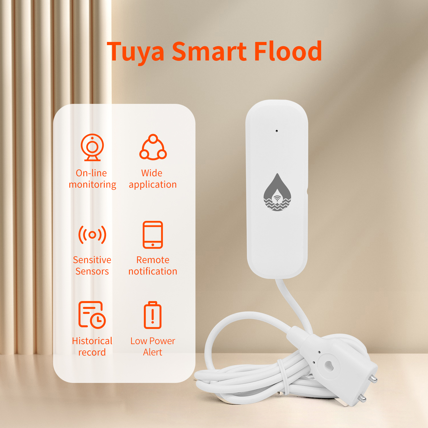 YFK Tuya WiFi Water Leakage Se - Home Automation Technology avis et prix