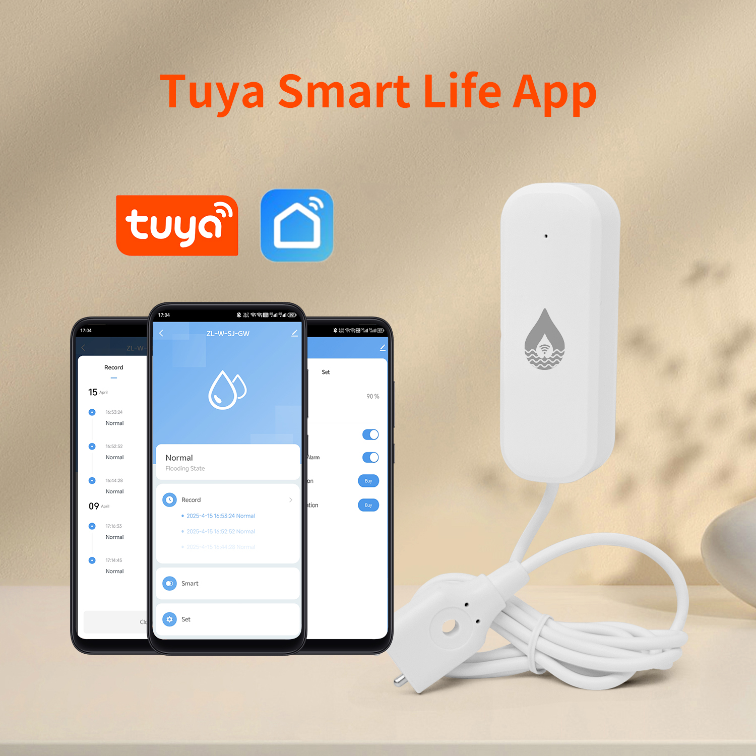 YFK Tuya WiFi Water Leakage Se - Home Automation Technology avis et prix