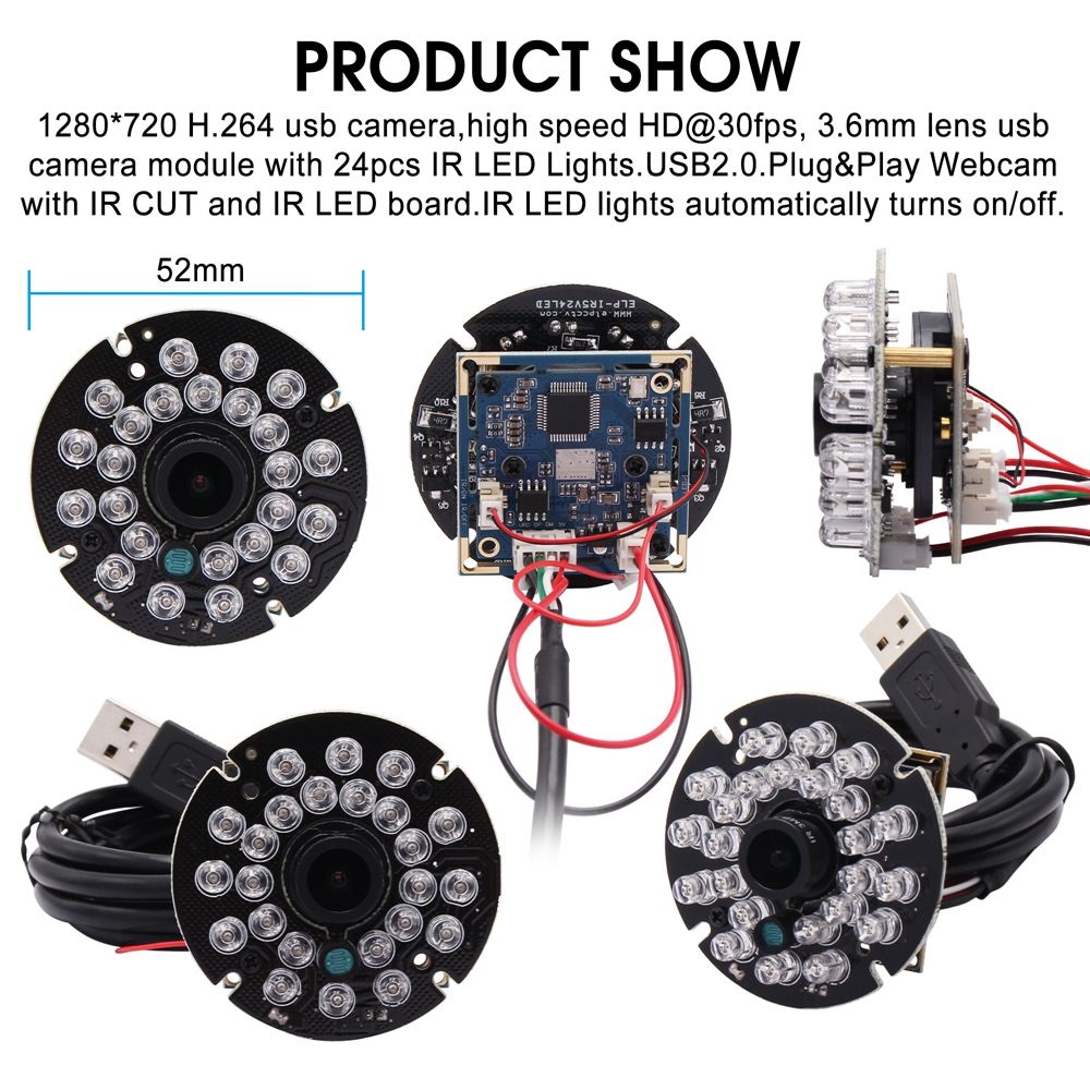 ELP 720P HD IR USB Camera with - Home Automation Raspberry Pi avis et prix