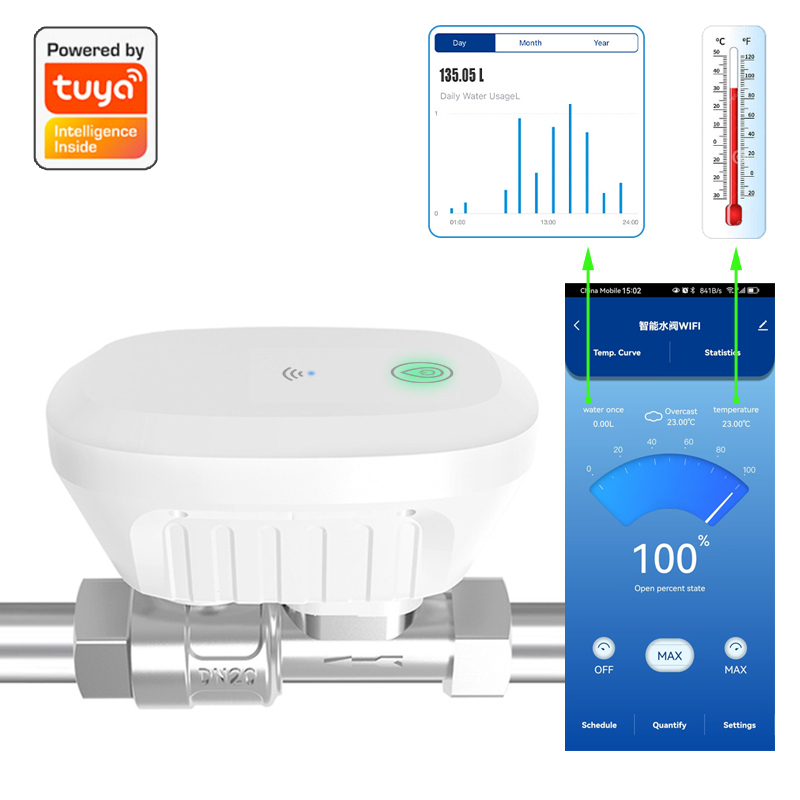 Tuya Smart WiFi Water Valve Wa - Home Automation Technology avis et prix