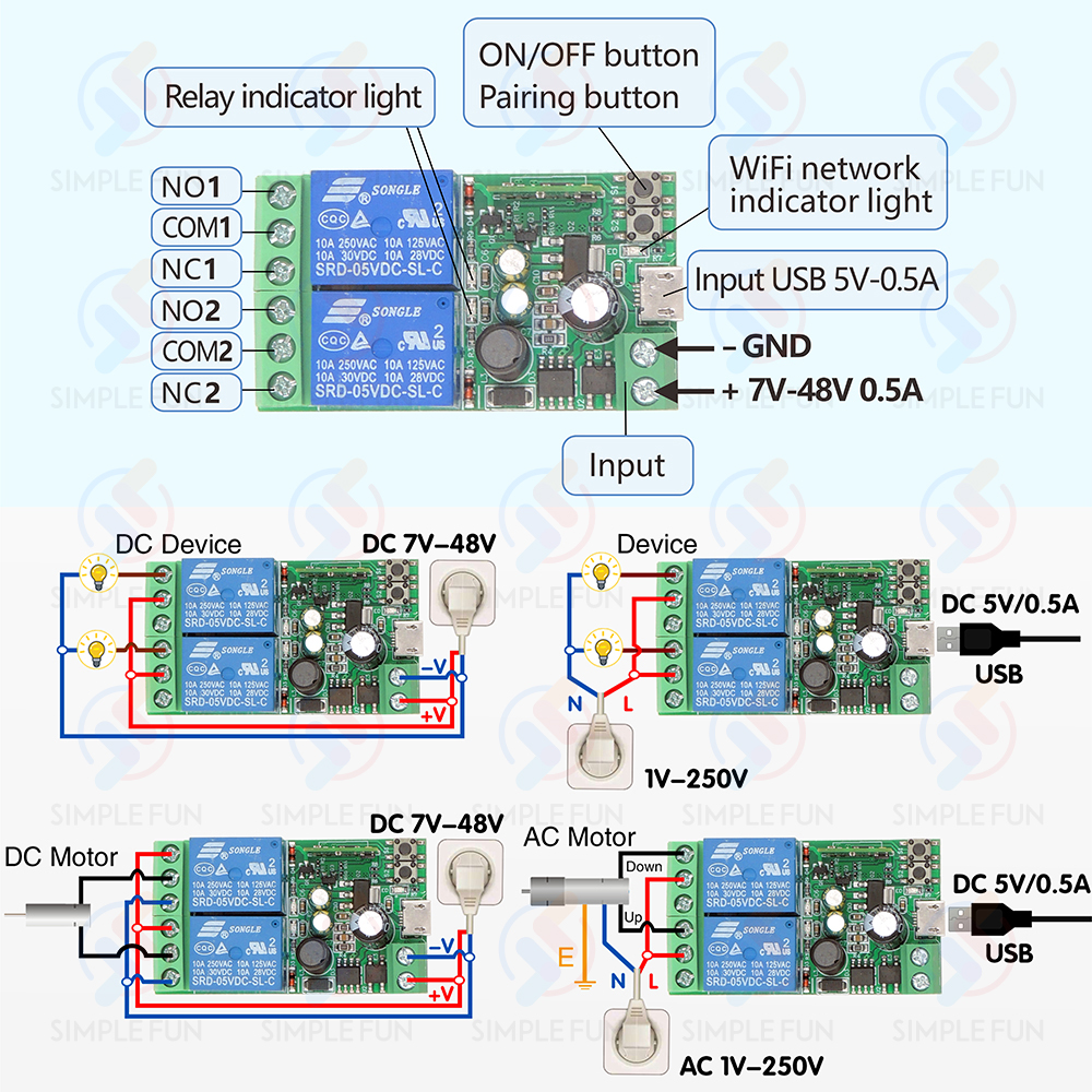 EWelink WiFi Smart Switch,DC 5 - Sonoff Basic Switch avis et prix
