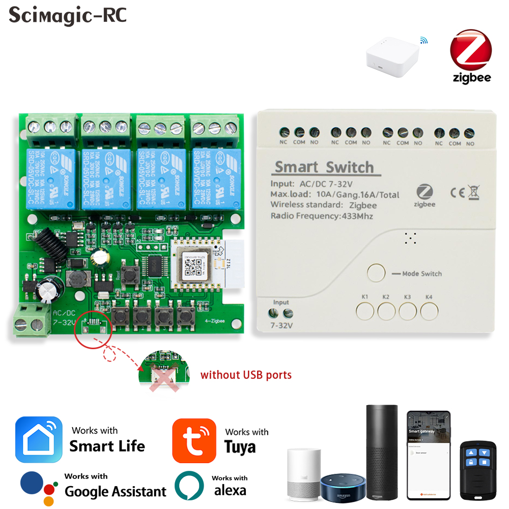 Zigbee Smart Switch Wifi Relay - Home Automation Technology avis et prix