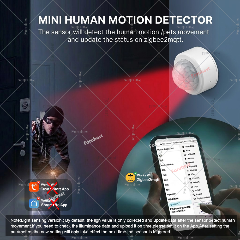 Zigbee 3.0 PIR Motion Sensor H - Smart Home Automation Diy avis et prix