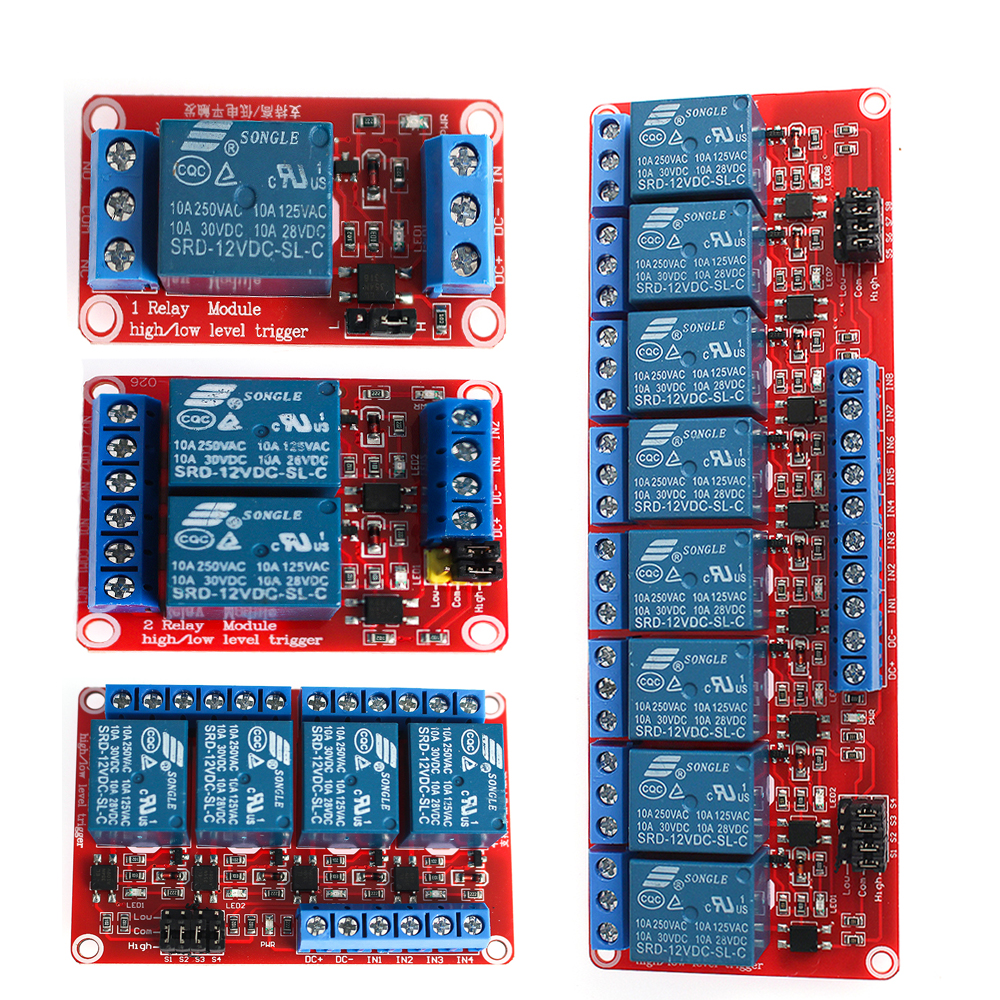 1PCS Relay Module 5V 12V 24V 1 - Relay 8 Channel Board avis et prix