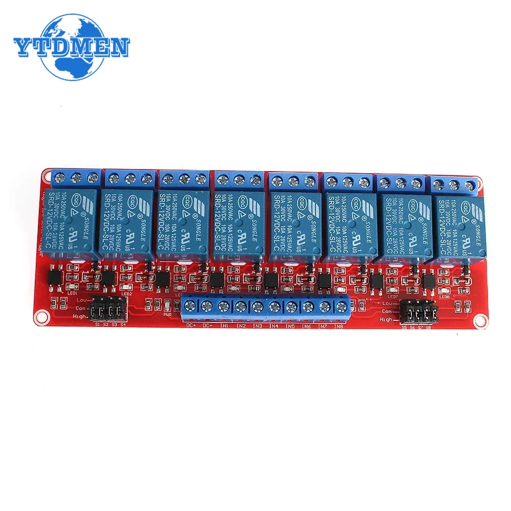 1PCS Relay Module 5V 12V 24V 1 - Relay 8 Channel Board avis et prix