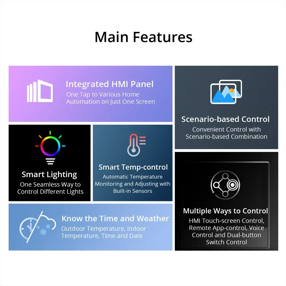 Smart Scene Wall Switch EU/US  - Home Automation Panel Diy avis et prix