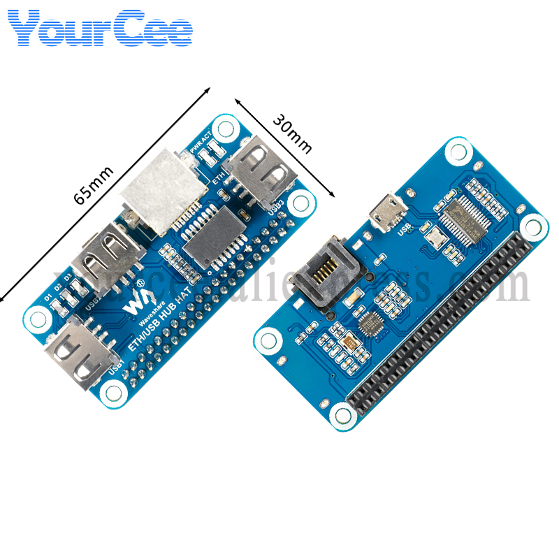 USB HUB HAT to Ethernet RJ45 N - Pi Zero W Board avis et prix