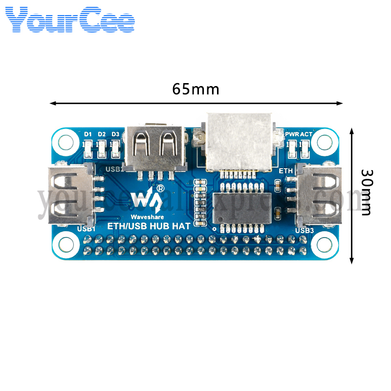 USB HUB HAT to Ethernet RJ45 N - Pi Zero W Board avis et prix